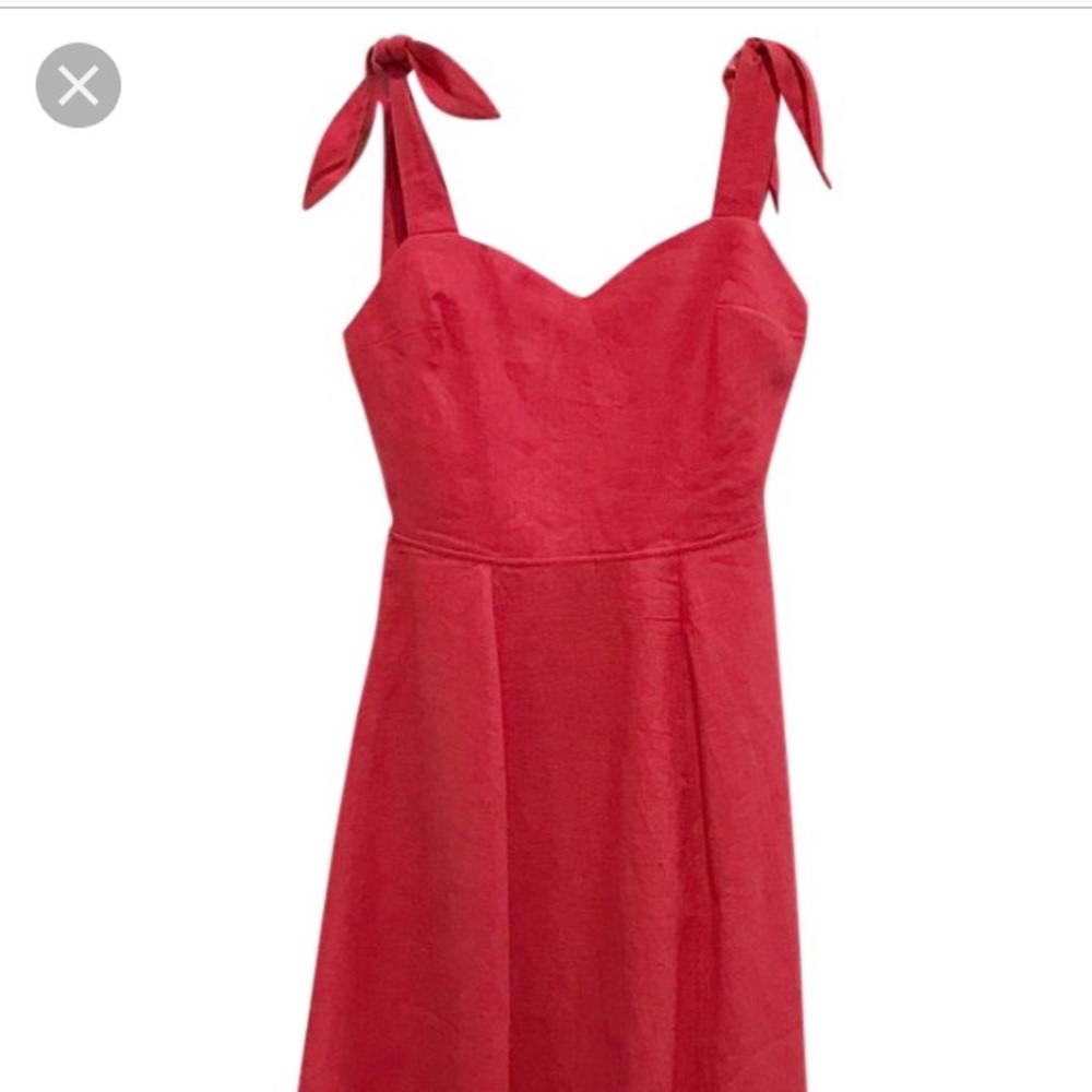 NWT Reformation Montclair Linen A-line Dress